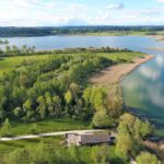 Unsere Fischhütte mit Blick auf die Schafwaschener Bucht